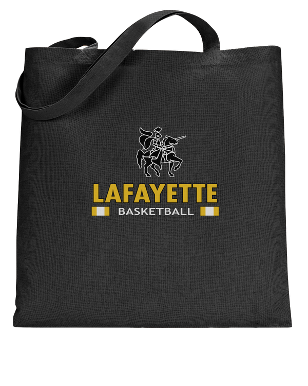 Lafayette HS Boys Basketball Stacked - Tote Bag