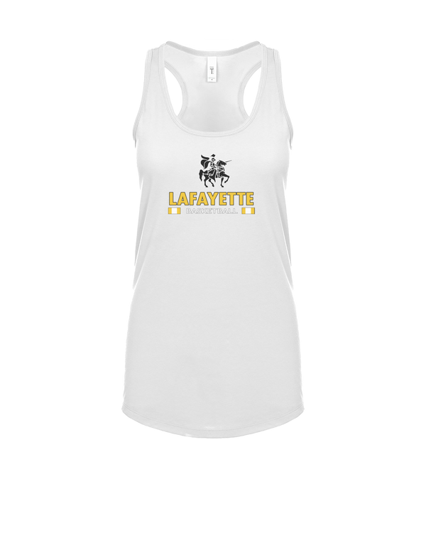 Lafayette HS Boys Basketball Stacked - Womens Tank Top