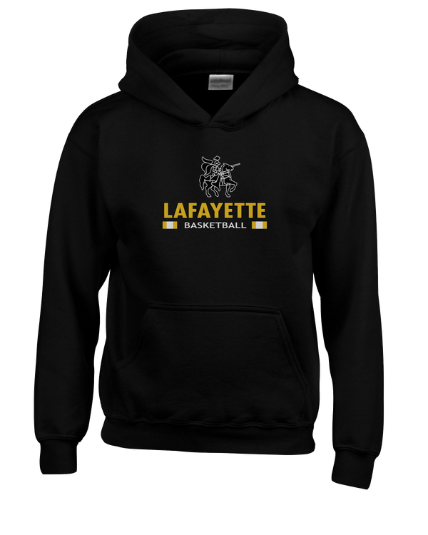 Lafayette HS Boys Basketball Stacked - Youth Hoodie