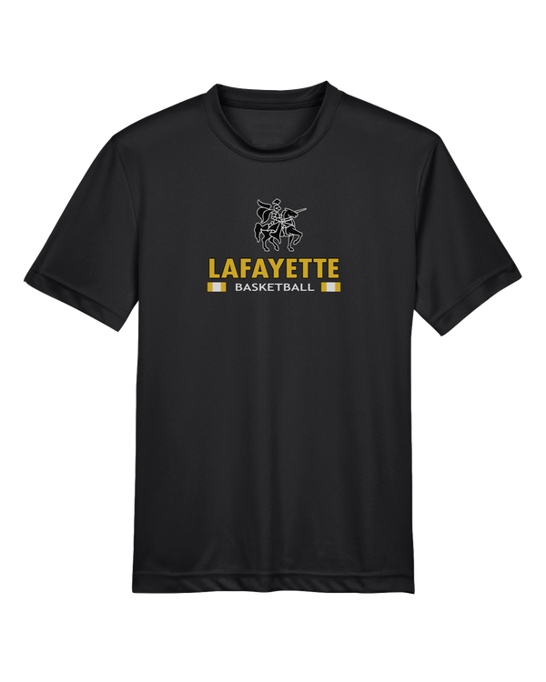 Lafayette HS Boys Basketball Stacked - Youth Performance T-Shirt