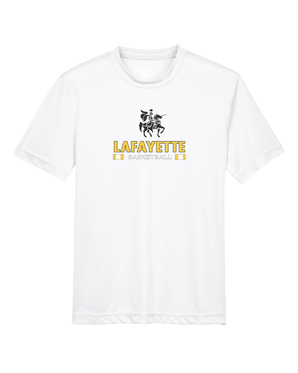 Lafayette HS Boys Basketball Stacked - Youth Performance T-Shirt