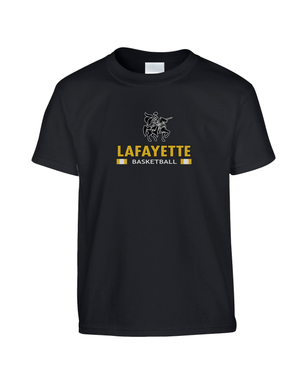 Lafayette HS Boys Basketball Stacked - Youth T-Shirt