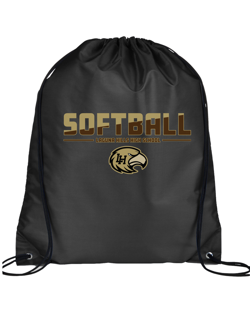 Laguna Hills HS Softball Cut - Drawstring Bag