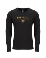 Laguna Hills HS Softball Cut - Tri Blend Long Sleeve