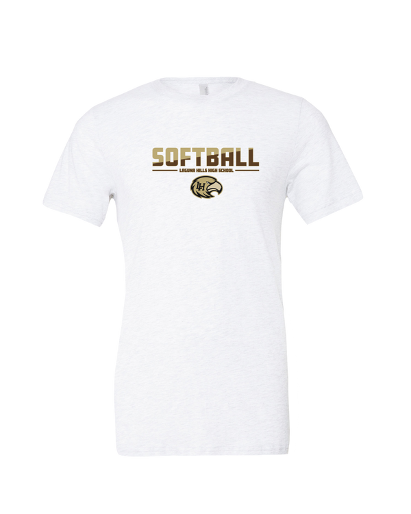 Laguna Hills HS Softball Cut - Mens Tri Blend Shirt