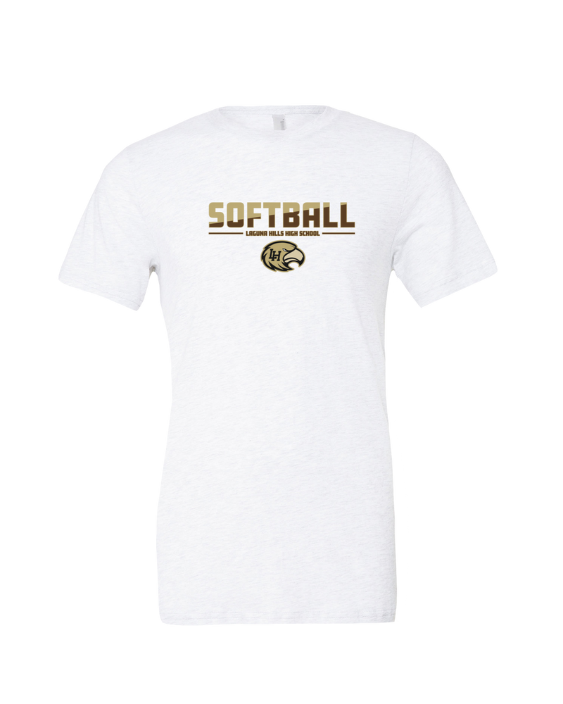 Laguna Hills HS Softball Cut - Mens Tri Blend Shirt