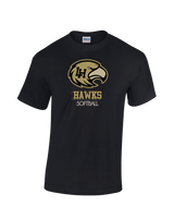 Laguna Hills HS Softball Shadow - Cotton T-Shirt