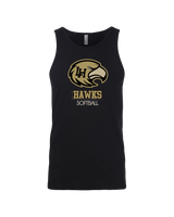 Laguna Hills HS Softball Shadow - Mens Tank Top