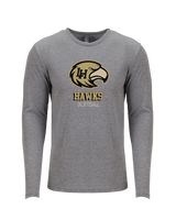 Laguna Hills HS Softball Shadow - Tri Blend Long Sleeve