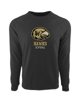 Laguna Hills HS Softball Shadow - Crewneck Sweatshirt