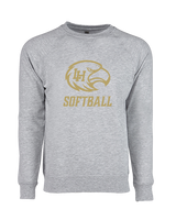 Laguna Hills HS Softball Logo Darks - Crewneck Sweatshirt
