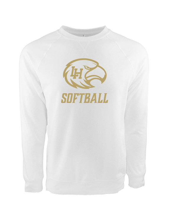 Laguna Hills HS Softball Logo Darks - Crewneck Sweatshirt