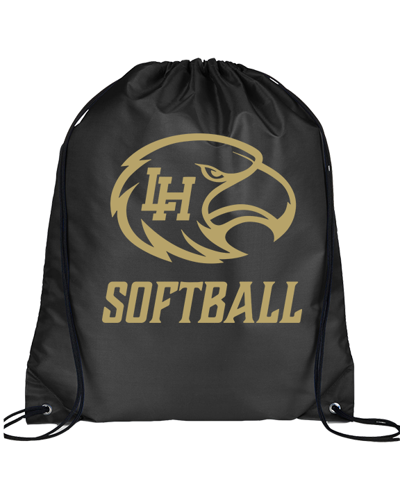 Laguna Hills HS Softball Logo Darks - Drawstring Bag