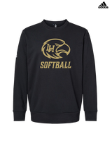 Laguna Hills HS Softball Logo Darks - Mens Adidas Crewneck