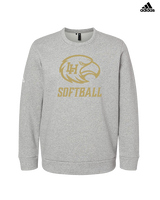 Laguna Hills HS Softball Logo Darks - Mens Adidas Crewneck