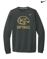 Laguna Hills HS Softball Logo Darks - Mens Nike Crewneck