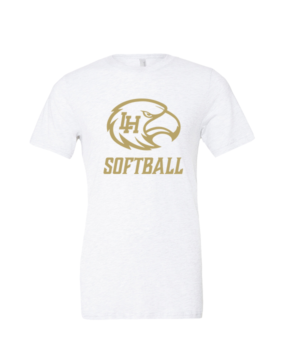Laguna Hills HS Softball Logo Darks - Tri-Blend Shirt