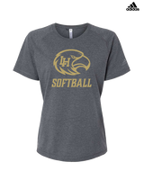 Laguna Hills HS Softball Logo Darks - Womens Adidas Performance Shirt