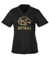 Laguna Hills HS Softball Logo Darks - Womens Performance Shirt
