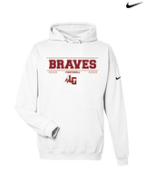 Lake Gibson HS Football Border - Nike Club Fleece Hoodie