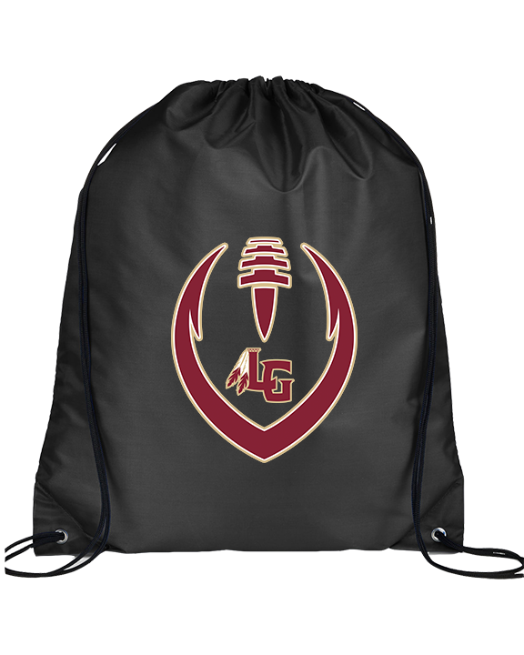 Lake Gibson HS Football Full Football - Drawstring Bag