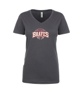 Lake Gibson HS Football Toss - Womens Vneck