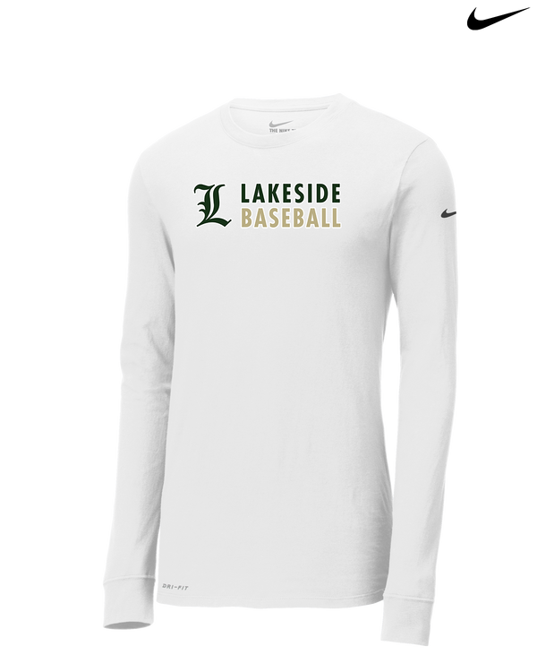 Lakeside HS Baseball Basic - Nike Dri-Fit Poly Long Sleeve