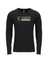 Lakeside HS Baseball Basic - Tri Blend Long Sleeve