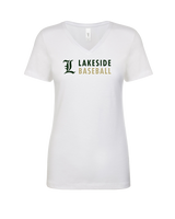 Lakeside HS Baseball Basic - Womens V-Neck