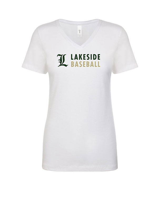 Lakeside HS Baseball Basic - Womens V-Neck