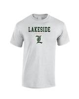 Lakeside HS Baseball Block - Cotton T-Shirt