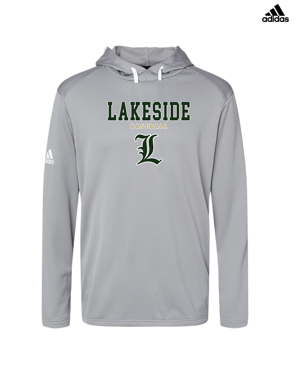Lakeside HS Baseball Block - Adidas Men's Hooded Sweatshirt