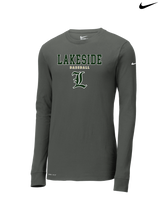 Lakeside HS Baseball Block - Nike Dri-Fit Poly Long Sleeve