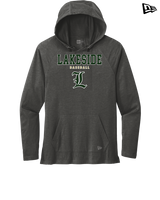 Lakeside HS Baseball Block - New Era Tri Blend Hoodie