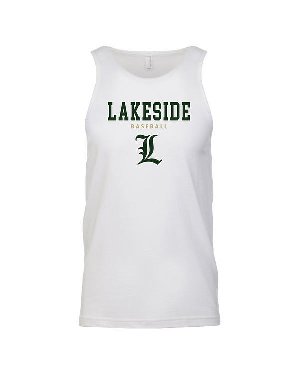 Lakeside HS Baseball Block - Mens Tank Top