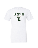 Lakeside HS Baseball Block - Mens Tri Blend Shirt