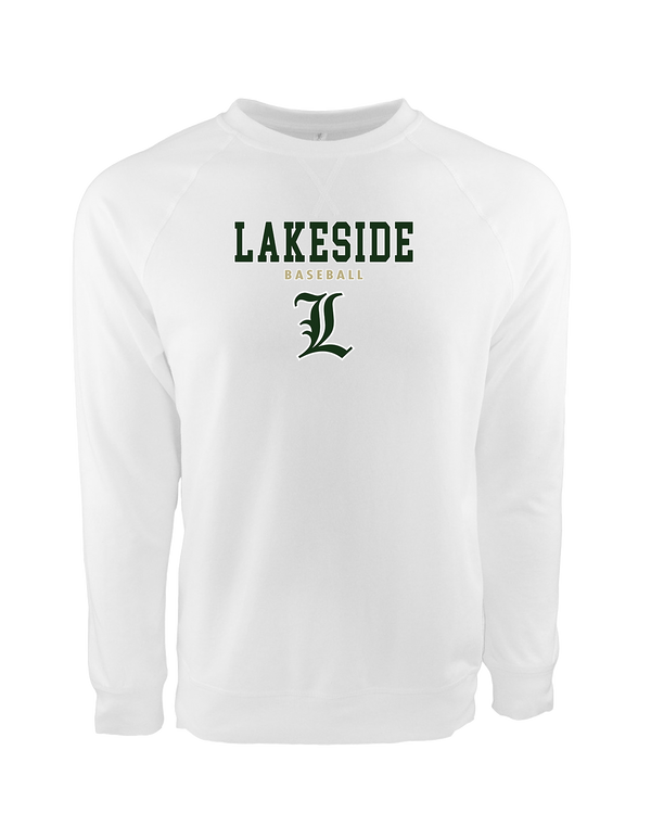 Lakeside HS Baseball Block - Crewneck Sweatshirt