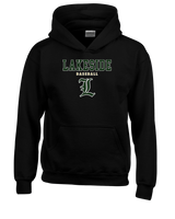 Lakeside HS Baseball Block - Cotton Hoodie