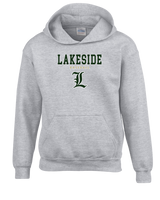 Lakeside HS Baseball Block - Cotton Hoodie