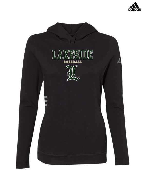 Lakeside HS Baseball Block - Adidas Women's Lightweight Hooded Sweatshirt