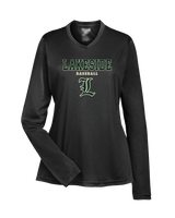 Lakeside HS Baseball Block - Womens Performance Long Sleeve