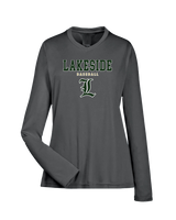 Lakeside HS Baseball Block - Womens Performance Long Sleeve