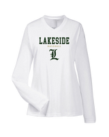 Lakeside HS Baseball Block - Womens Performance Long Sleeve