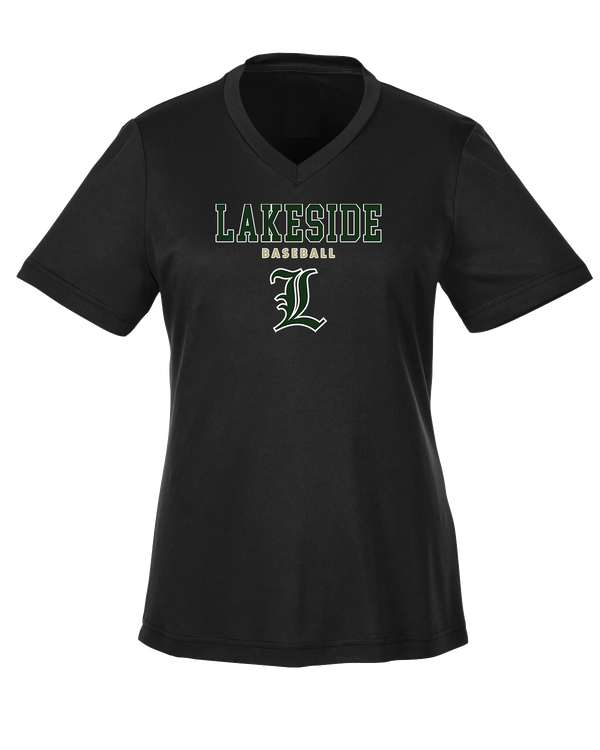 Lakeside HS Baseball Block - Womens Performance Shirt