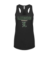 Lakeside HS Baseball Block - Womens Tank Top