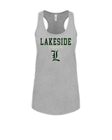 Lakeside HS Baseball Block - Womens Tank Top