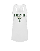 Lakeside HS Baseball Block - Womens Tank Top