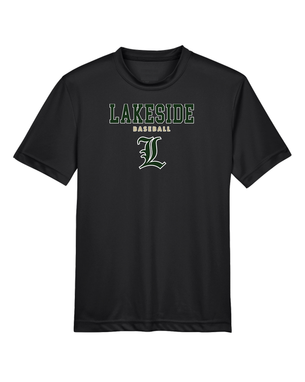 Lakeside HS Baseball Block - Youth Performance T-Shirt