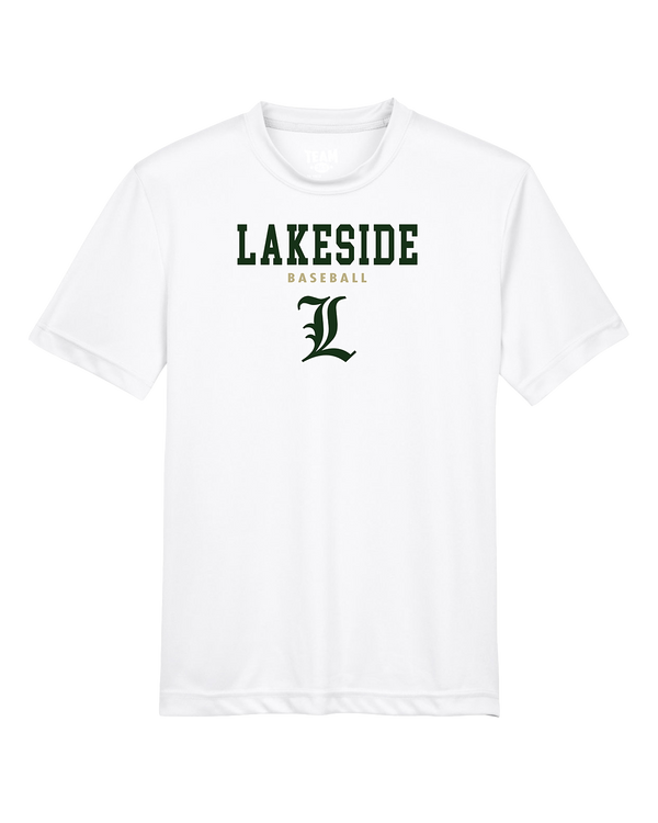 Lakeside HS Baseball Block - Youth Performance T-Shirt