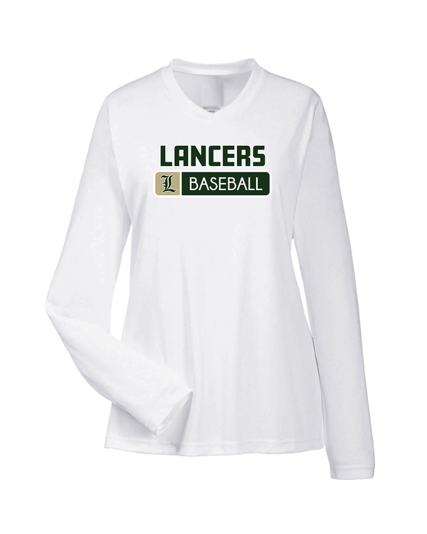 Lakeside HS Baseball Pennant - Womens Performance Long Sleeve